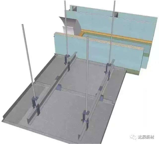 達辰新材施工第十八期地面、吊頂、墻面三維節(jié)點做法